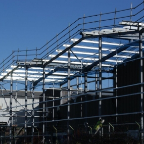 Factory Extension Steelwork