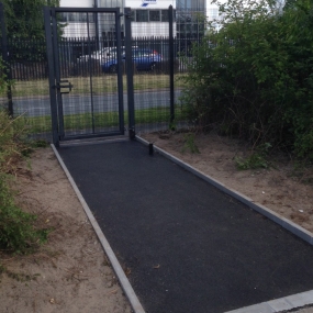 Forming New Pedestrian Entrance & Gate